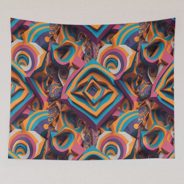 Item preview, Chromatic Cosmos: Exploring Psychedelic Fractal Geometrics Colors designed and sold by DesignArtEmpire.