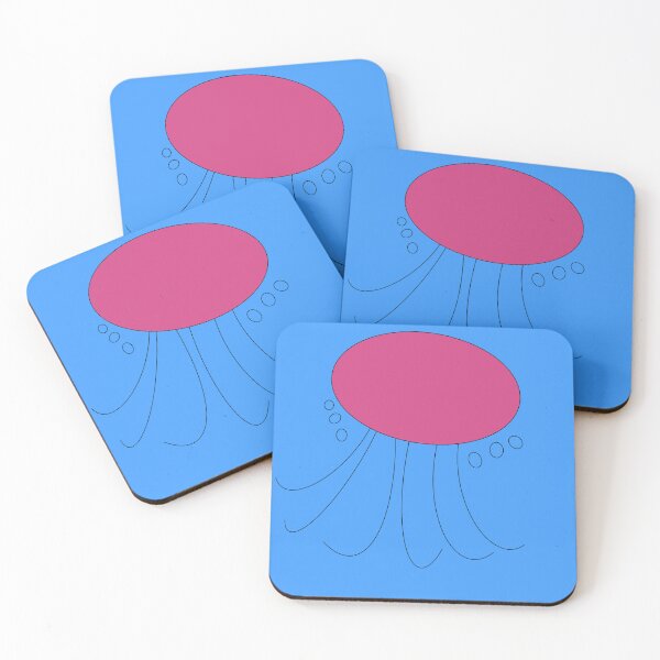 Item preview, An animated drawing of a jellyfish swimming in water.  designed and sold by lukesubbby.