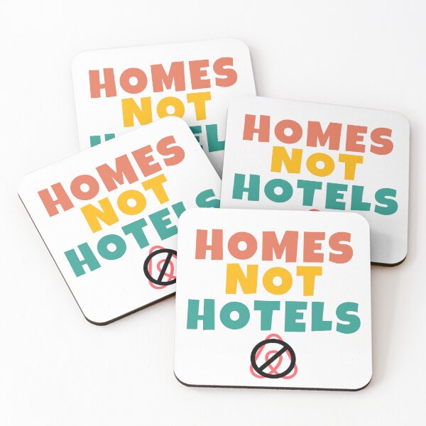 Item preview, Homes Not Hotels Anti AirBNB  designed and sold by gillys.