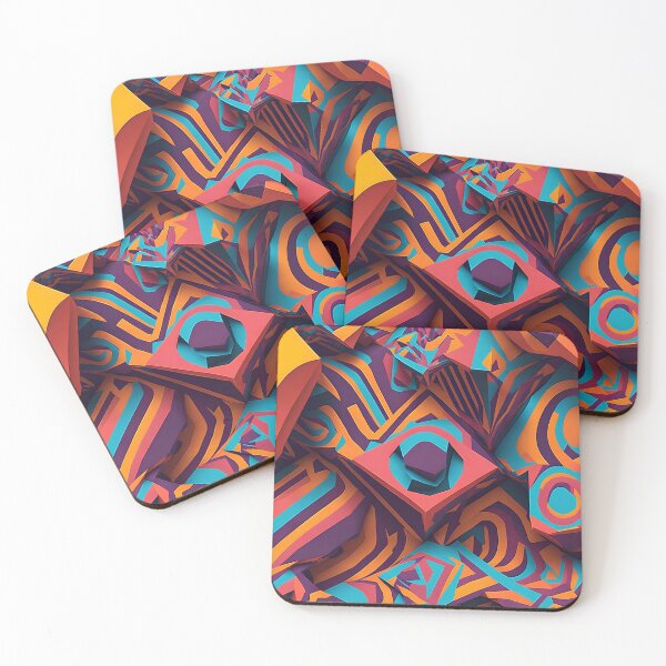 Item preview, Surreal Vibrance: Psychedelic Delight with Extravagant Fractal Geometrics designed and sold by DesignArtEmpire.