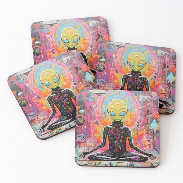 Item preview, Cosmic Ascendance: Meditative Extraterrestrials designed and sold by Klyngzo1916.