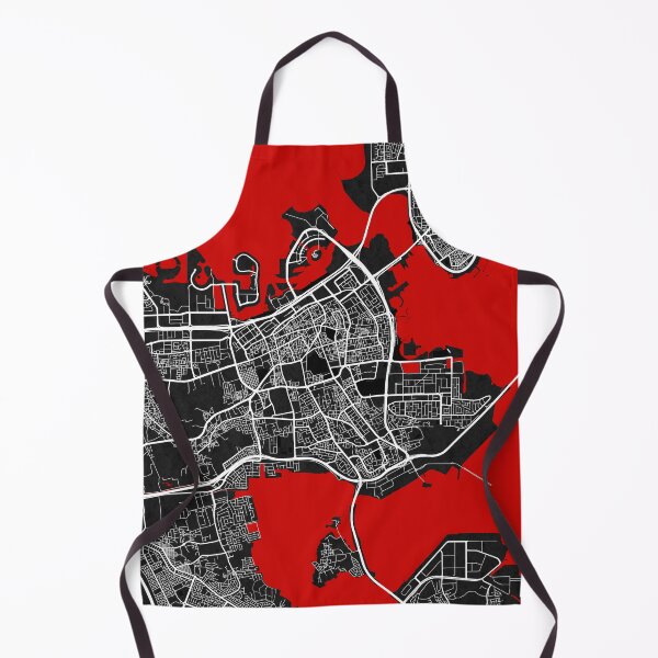 Item preview, Manama City Map of Bahrain - Oriental designed and sold by deMAP.
