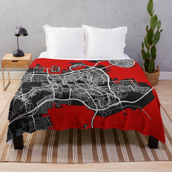 Item preview, Manama City Map of Bahrain - Oriental designed and sold by deMAP.