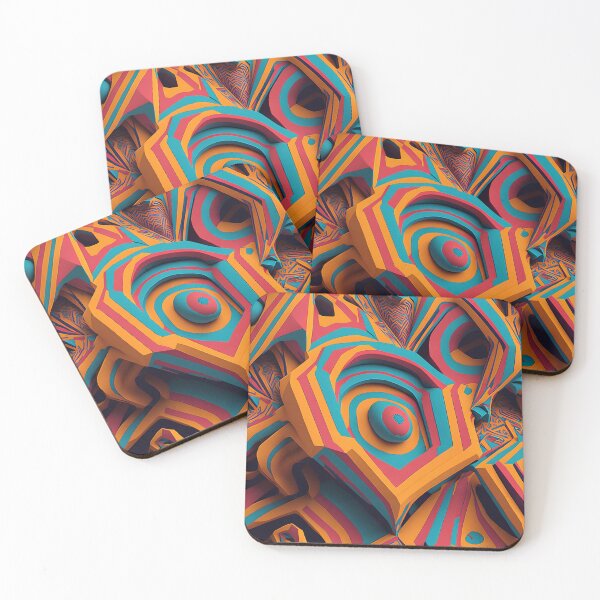 Item preview, Fractal Kaleidoscope: Immersive Psychedelic Colors and Weird Geometrics designed and sold by DesignArtEmpire.