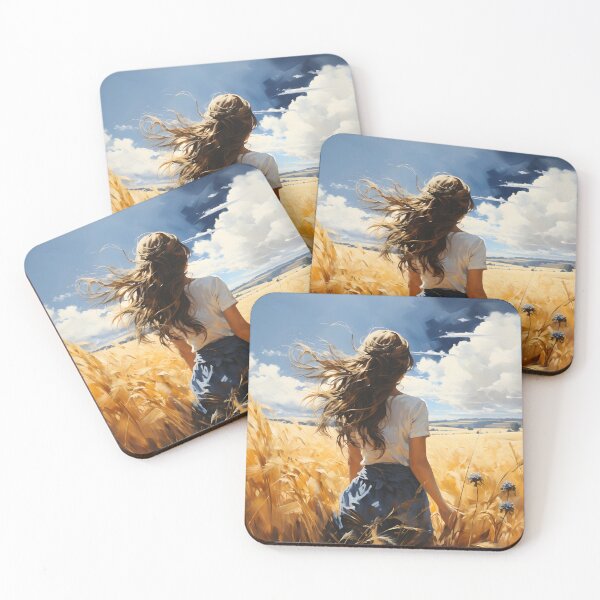 Item preview, Her in Wheat Field designed and sold by Maxouniverse.