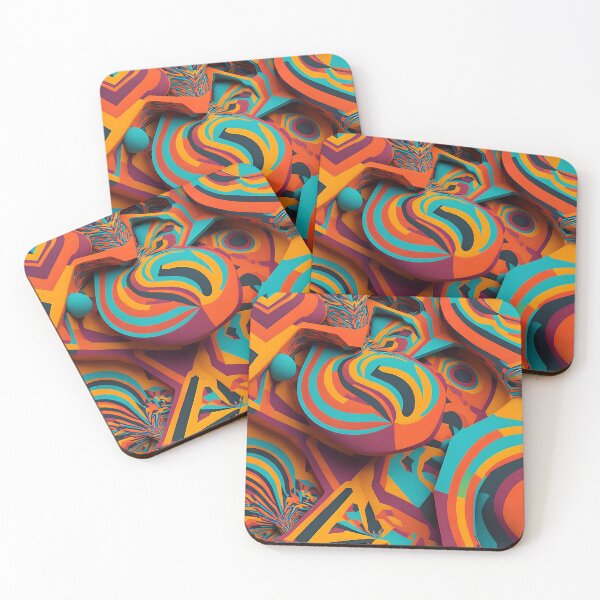 Item preview, Extravagant Fractal Symphony: Psychedelic Marvels Color Geometry designed and sold by DesignArtEmpire.