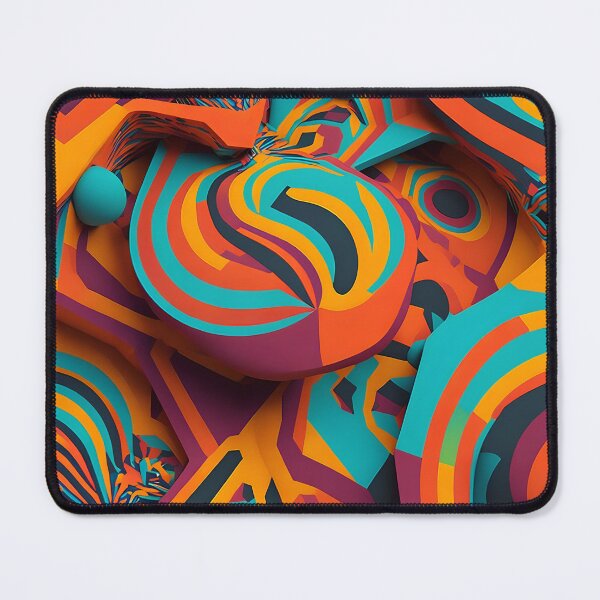 Item preview, Extravagant Fractal Symphony: Psychedelic Marvels Color Geometry designed and sold by DesignArtEmpire.