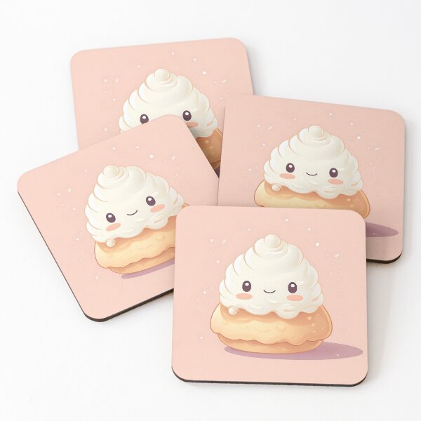 Item preview, CUTE CREAM PUFF designed and sold by Chatna-Chibi.