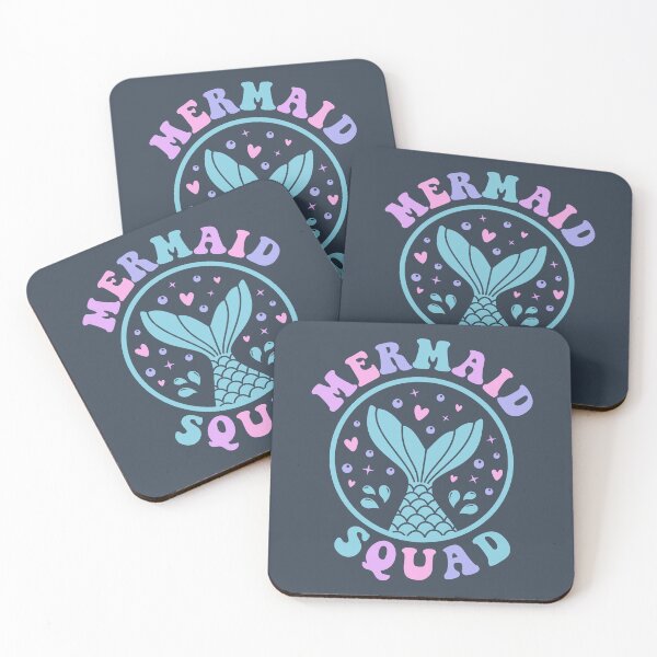Item preview, Mermaid Squad Funny Cute Girly Birthday Quote designed and sold by quarantine81.
