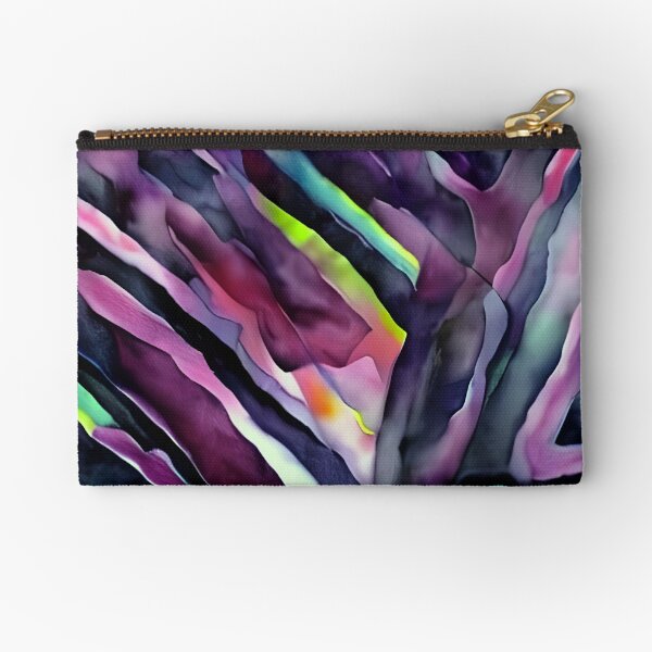 Aperçu de l'œuvre Violet Fusion Version 2 : Impression d'art inspirée de l'aquarelle multicolore - Nouvel art original et unique créée et vendue par Bridie  OBrien.