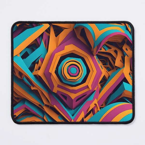 Item preview, Psychedelic Reverie: Fractal Wonders and Extravagant Chromatic Bliss designed and sold by DesignArtEmpire.