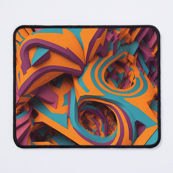 Item preview, Chromatic Fractal Odyssey: Embarking Psychedelic Geometric Journey designed and sold by DesignArtEmpire.