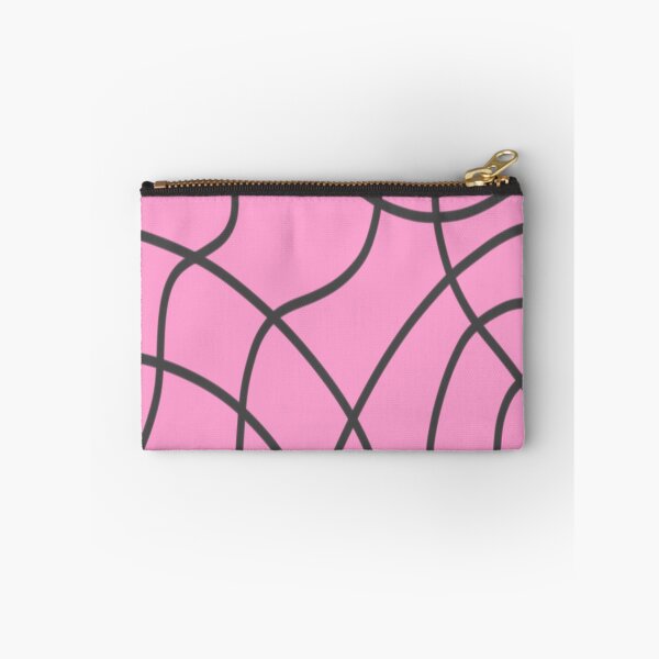 Item preview, Line Art: Grey Lines on Soft Pink designed and sold by DanielleGensler.