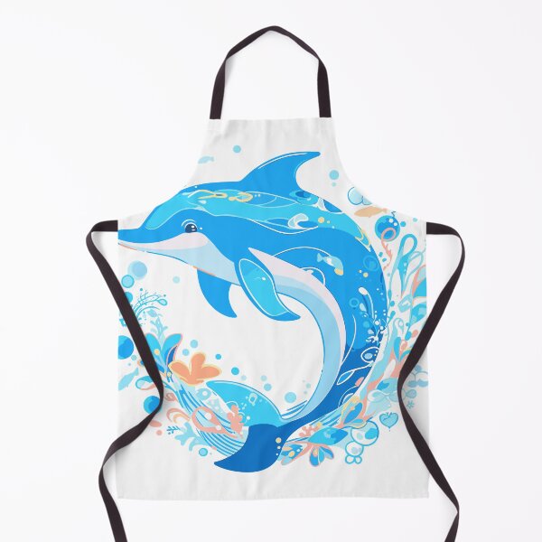 Item preview, Vibrant and Colorful Dolphin designed and sold by tomtosfarm.