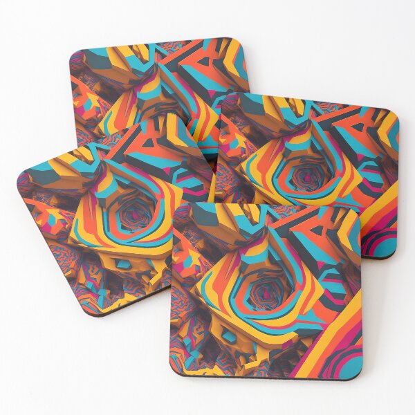 Item preview, Fractal Dreamscape: Captivating Psychedelic Colors and Extravagance designed and sold by DesignArtEmpire.