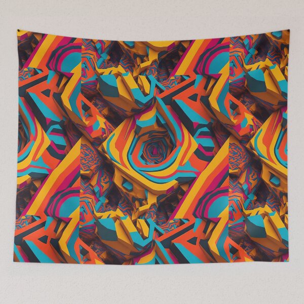 Item preview, Fractal Dreamscape: Captivating Psychedelic Colors and Extravagance designed and sold by DesignArtEmpire.