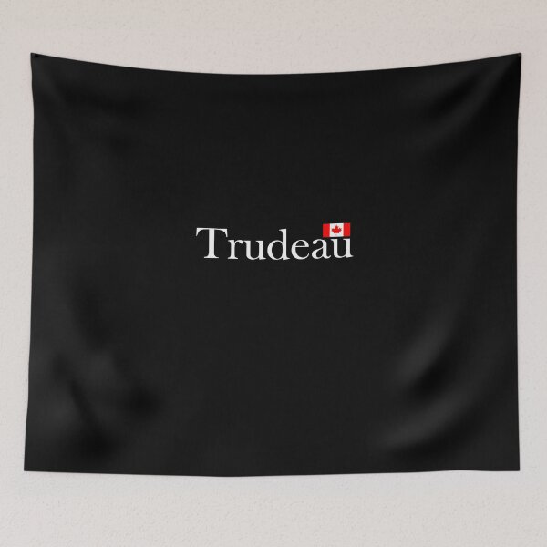 Item preview, Justin Trudeau Official Canadian Flag Dark Color designed and sold by TinyStarCanada.