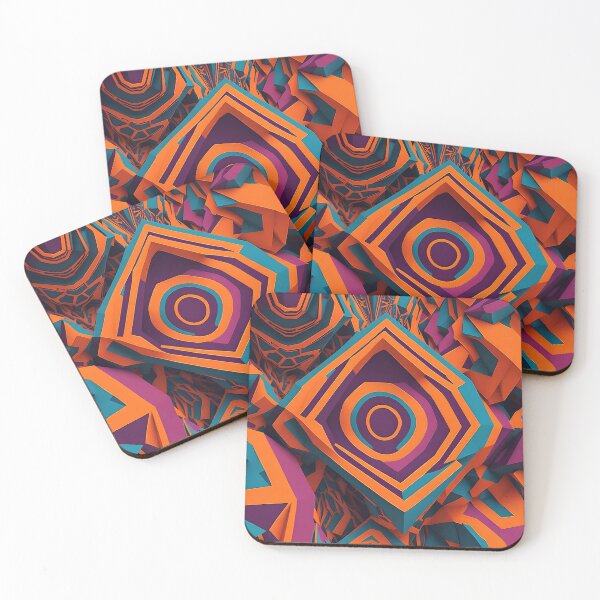 Item preview, Psychedelic Kaleidoscopia: Fractal Geometrics and Extravagant Chromatic Delight designed and sold by DesignArtEmpire.