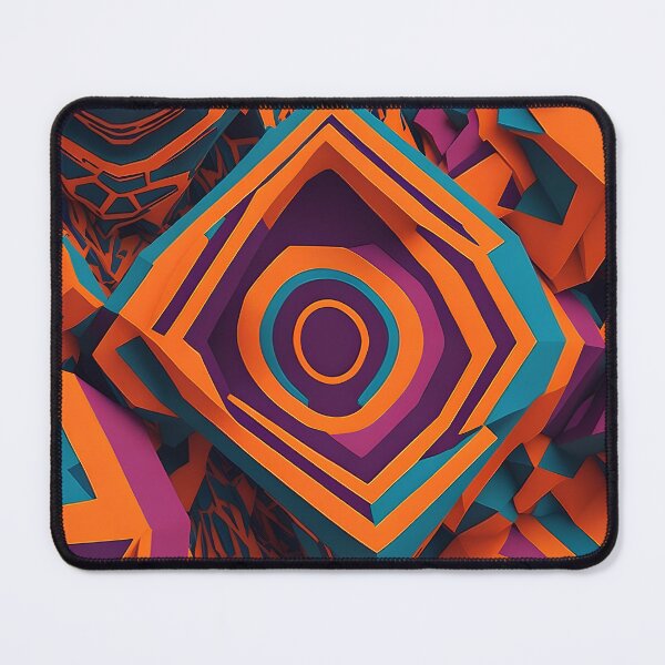 Item preview, Psychedelic Kaleidoscopia: Fractal Geometrics and Extravagant Chromatic Delight designed and sold by DesignArtEmpire.