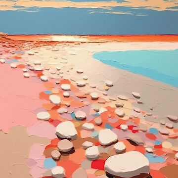 Artwork thumbnail, Colorful rocks on the beach by OchreLight