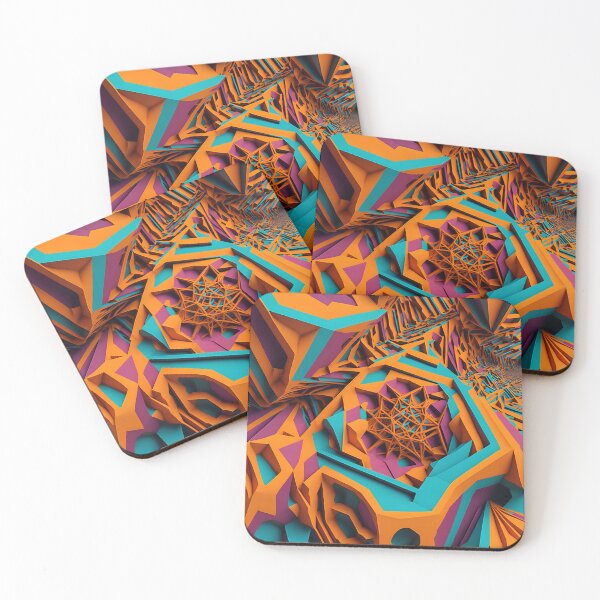 Item preview, Psychedelic Vibrancy: Fractal Intricacies and Extravagant Chromatic Hues designed and sold by DesignArtEmpire.