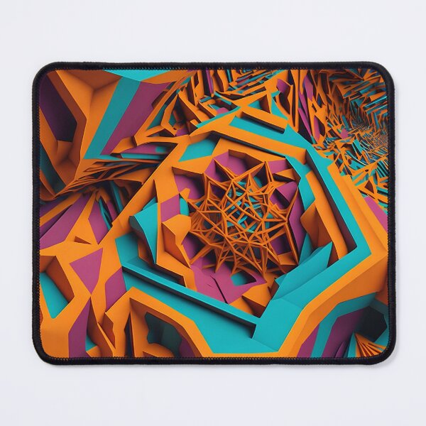 Item preview, Psychedelic Vibrancy: Fractal Intricacies and Extravagant Chromatic Hues designed and sold by DesignArtEmpire.