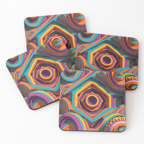 Item preview, Fractal Extravaganza: Psychedelic Sensation with Vibrant Colors Geometry designed and sold by DesignArtEmpire.