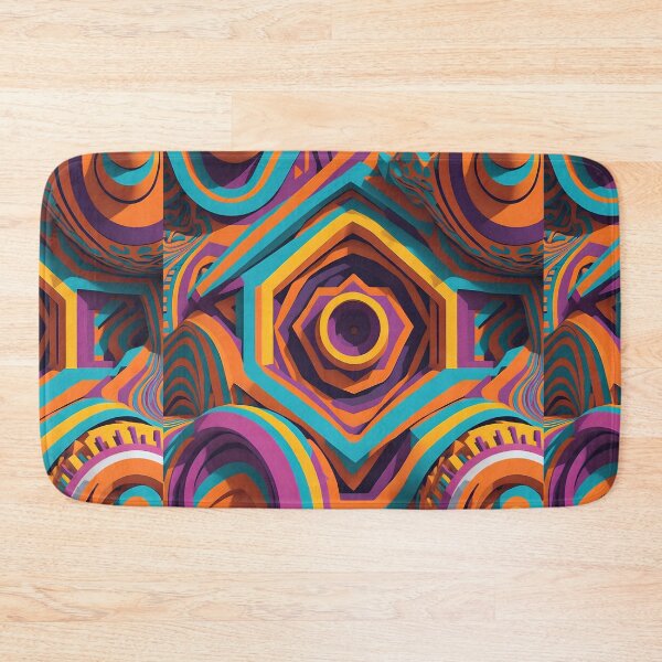 Item preview, Fractal Extravaganza: Psychedelic Sensation with Vibrant Colors Geometry designed and sold by DesignArtEmpire.