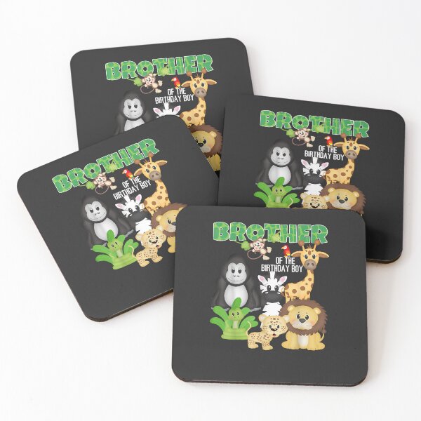 Item preview, Brother Of The Birthday Boy Jungle Safari Zoo Theme Party  designed and sold by DoraGlover.