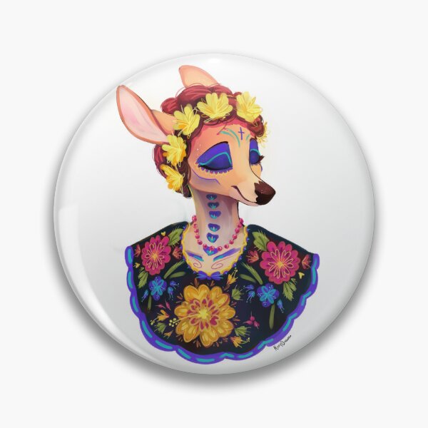 Item preview, mexican deer designed and sold by KaryDraws.