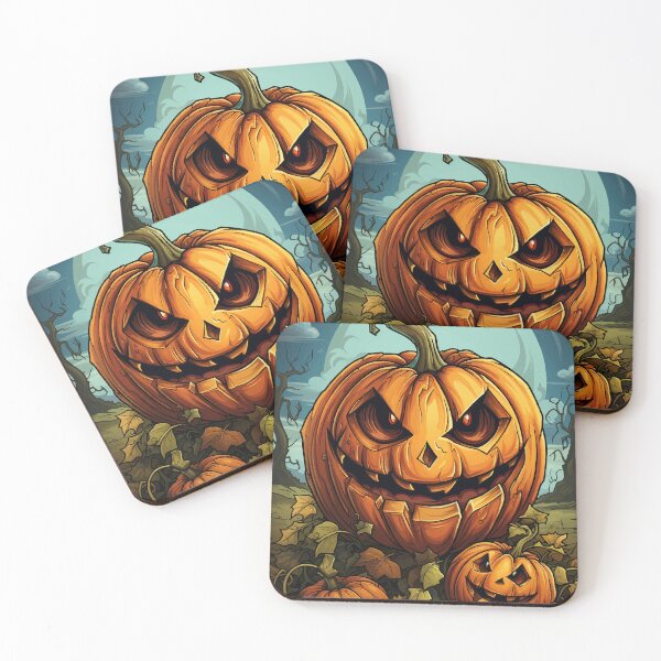 Item preview, Jack-o-lantern Carved Pumpkin Creepy Spooky Halloween Novelty Gift designed and sold by NearlyNow.