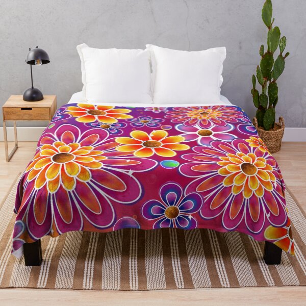 Item preview, Colorful Psychedelic Flower Art designed and sold by Alondra.
