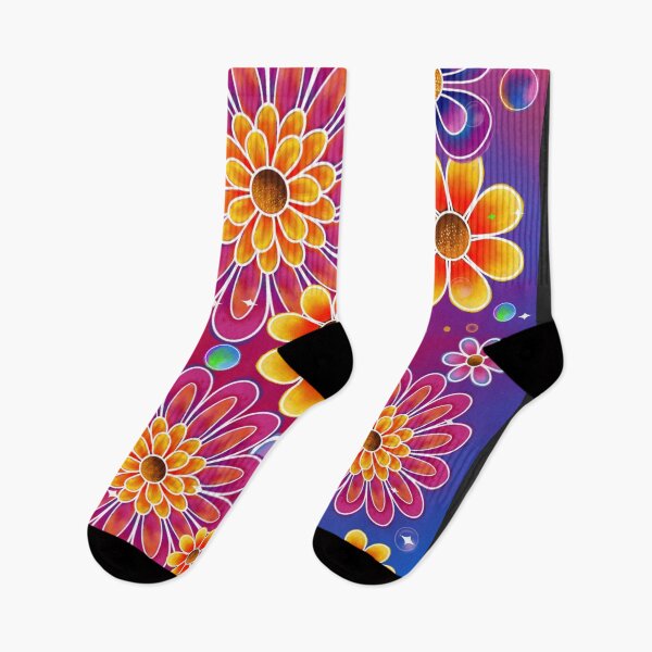 Item preview,  Colorful Psychedelic Flower Art designed and sold by Alondra.