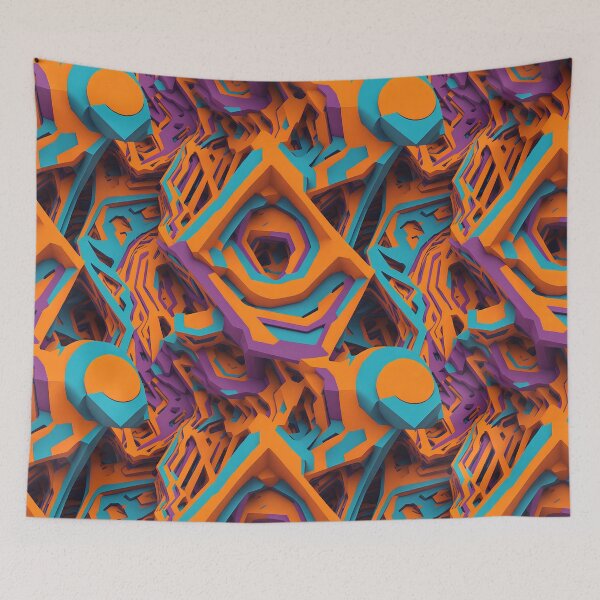 Item preview, Chromatic Symphony: Psychedelic Marvels with Fractal Geometrics and Colors designed and sold by DesignArtEmpire.