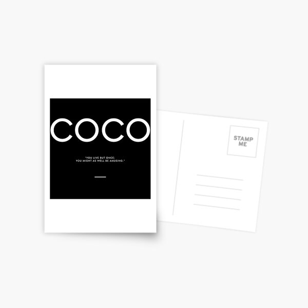 Coco Chanel Postcards for Sale