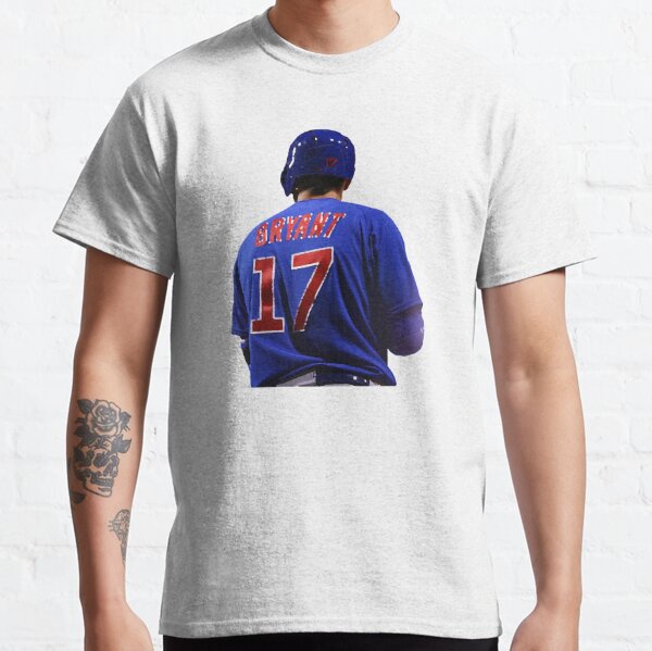 MLB Chicago Cubs Baseball Kris Bryant #17 Jersey Tee Shirt