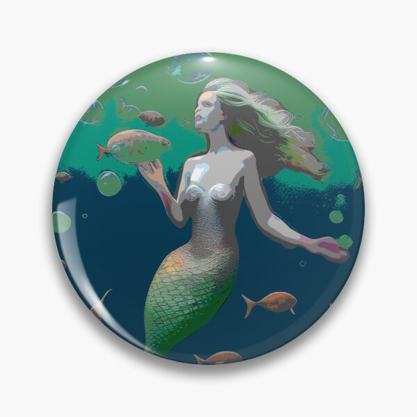 Item preview, mermaid 2023 tileartwork designed and sold by tileartwork.