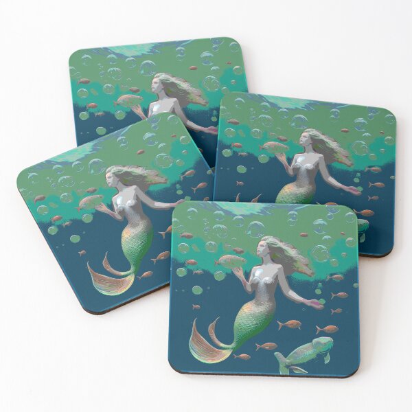 Item preview, mermaid 2023 tileartwork designed and sold by tileartwork.