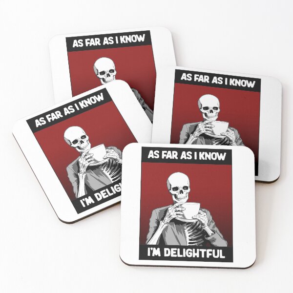 Item preview, As far as I know, I'm delightful Funny Skeleton designed and sold by Doooriginals.