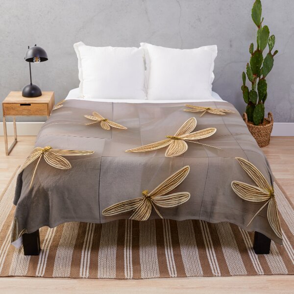 Item preview, Golden Dragonflies designed and sold by Dana Roper.