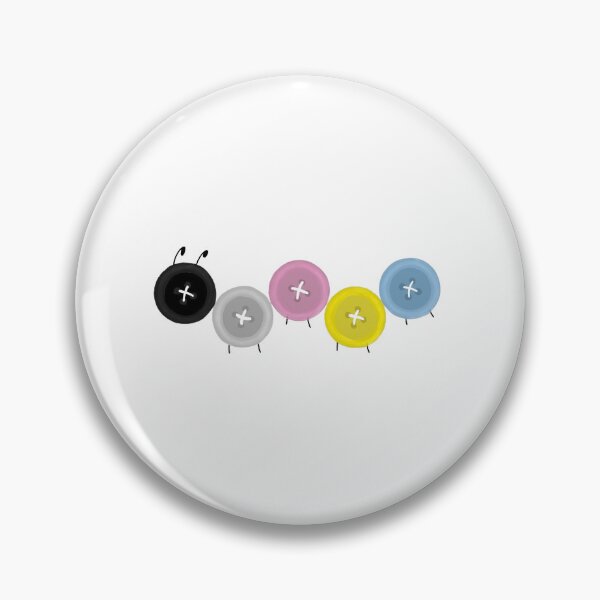 Item preview, Polygender Button Caterpillar designed and sold by burns025.