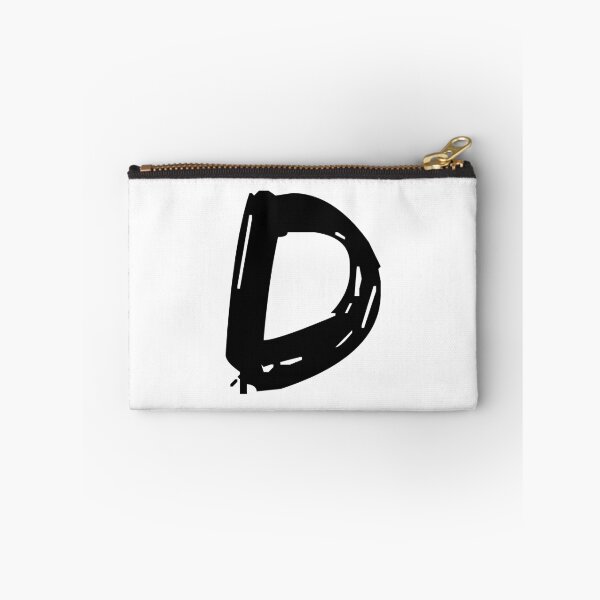 Item preview, D BRUSH STYLE CAPITAL LETTER INITIAL T-SHIRT MODERN MINIMALIST FONT LOGO TYPEFACE LETTERING TYPOGRAPHY MONOGRAM TEE designed and sold by prezziefactory.