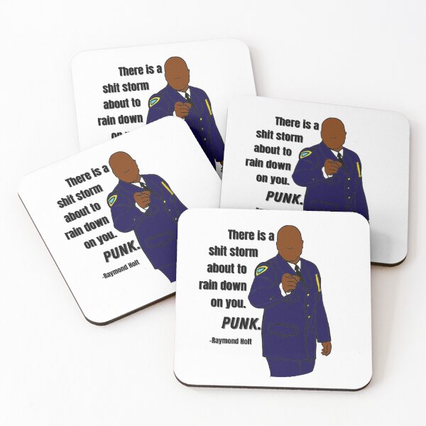 Item preview, B99 Captain Holt Shit Storm Quote designed and sold by Cluttered Minds.