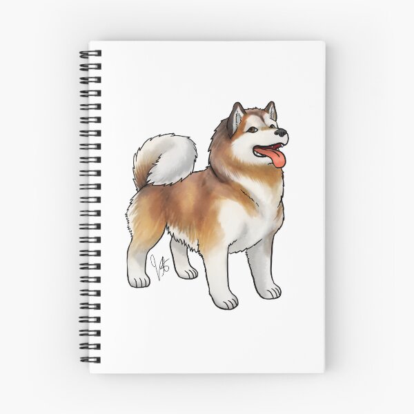 Item preview, Alaskan Malamute - Red and White designed and sold by Jennifer Stolzer.