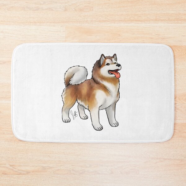 Item preview, Alaskan Malamute - Red and White designed and sold by Jennifer Stolzer.