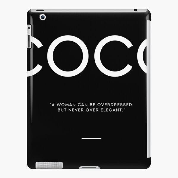 Coco Chanel. Bad-Ass. iPad Case & Skin for Sale by Robert Cross