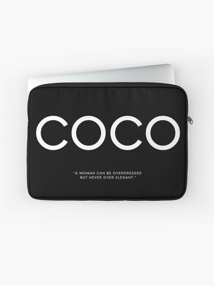 Classy and Fabulous Coco Chanel Inspired Laptop Sleeve for Sale by  ricknosis