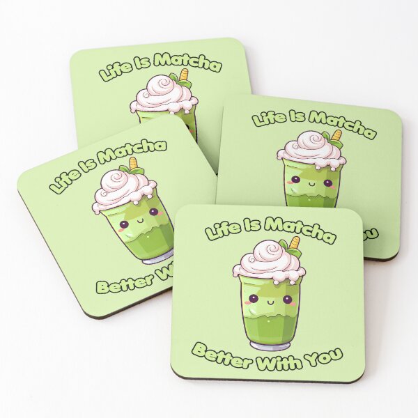 Item preview, Life is Matcha Better With You cute matcha drink designed and sold by Asevera.