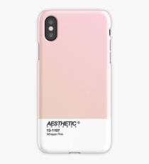 AESTHETIC UNIVERSE WHISPER PINK DESIGN iPhone Case