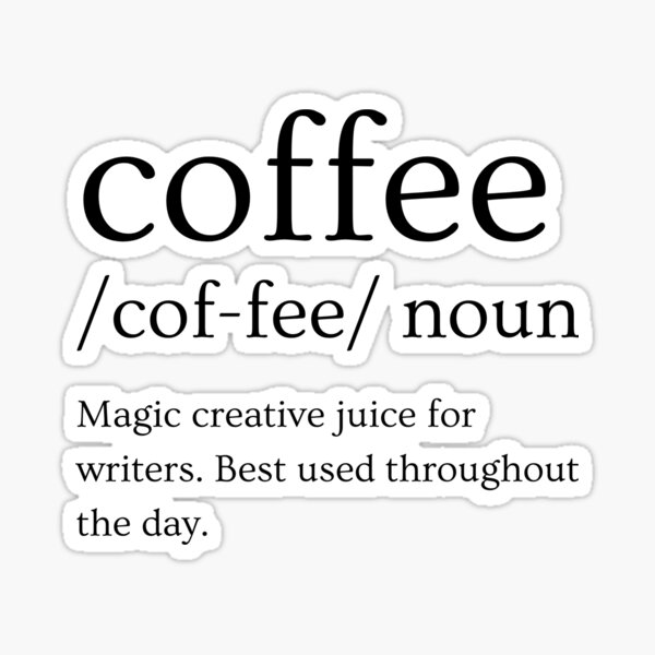 Item preview, Coffee Magic -- Motiviational Fun With Writing Fashion designed and sold by Wooden Pants Creations.